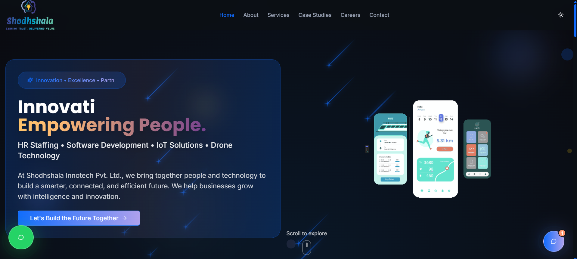 ShodhShala company website preview